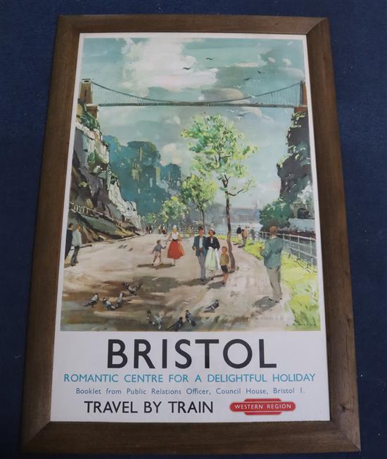 Leslie Arthur Wilcox (1904-1982) Bristol Romantic Centre for a Delightful Holiday 39.5 x 24.5in.